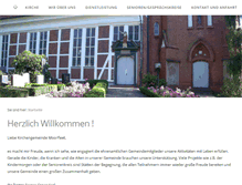 Tablet Screenshot of kirche-moorfleet.de